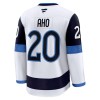 Mænd Finland Trøje 4 Nations Face Off 2025 Fanatics Premium Sebastian Aho Hvid